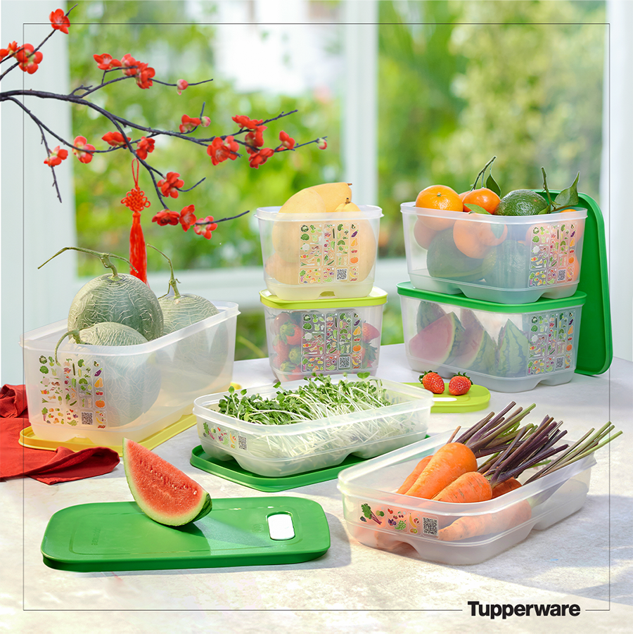 Bộ hộp trữ mát có nút hô hấp Ventsmart 7 hộp – Tupperware