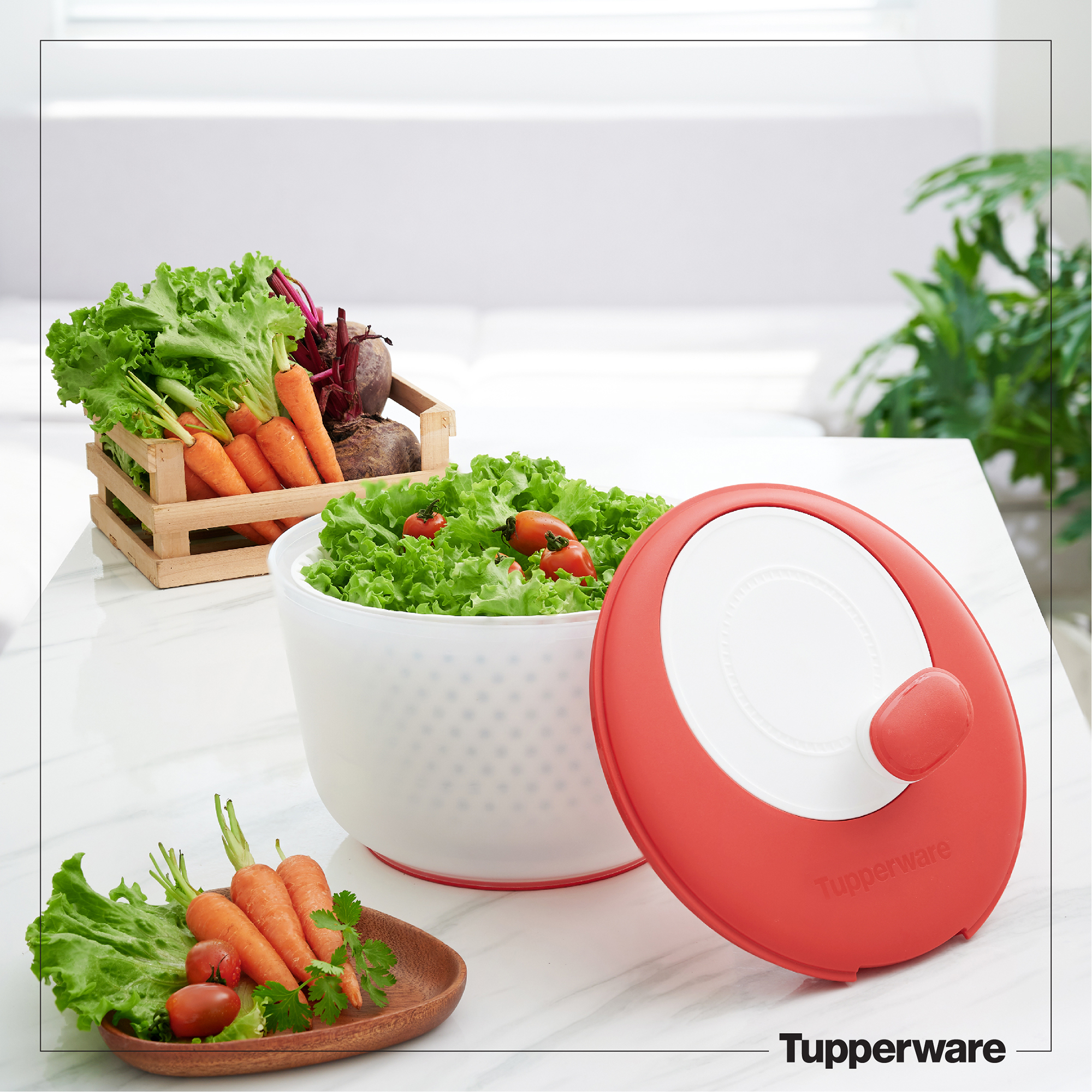 Dụng cụ quay rau Spinning Chef – Tupperware