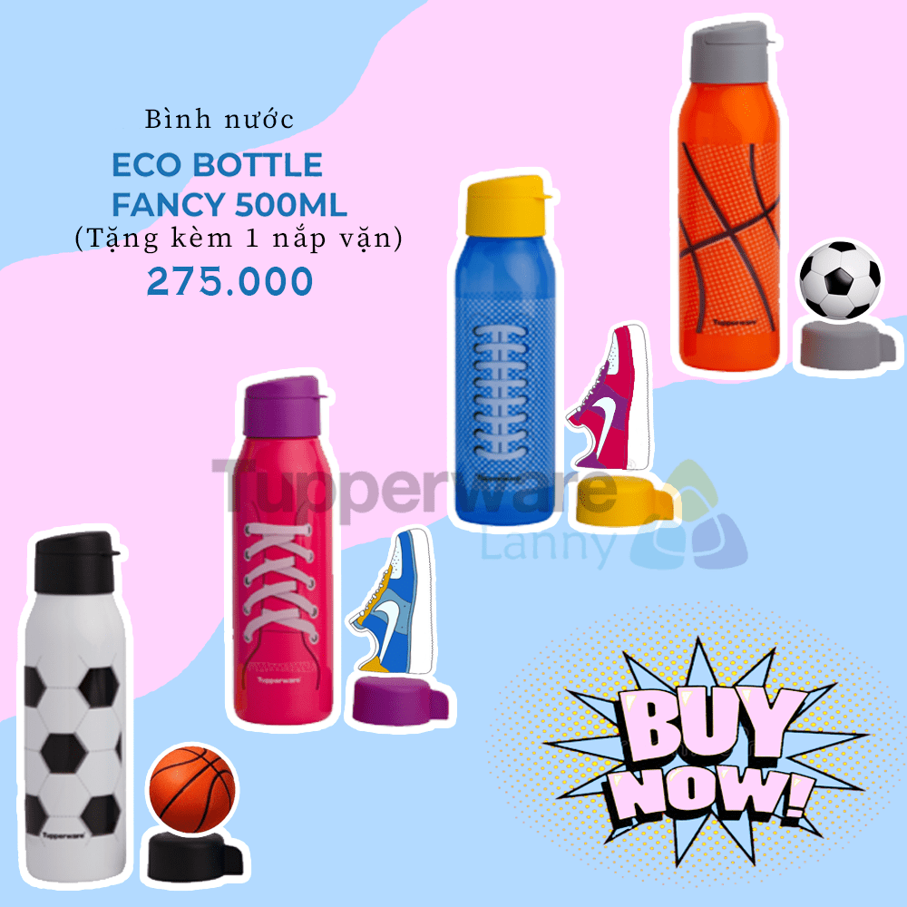 Bình nước Eco Bottle Fancy 500ML - Tupperware