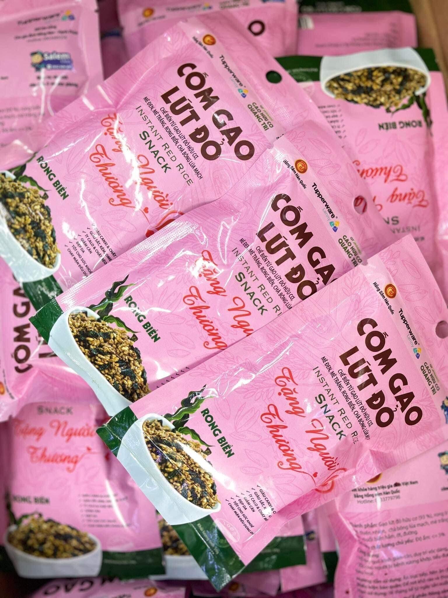 CỐM GẠO LỨT ĐỎ RONG BIỂN 250G